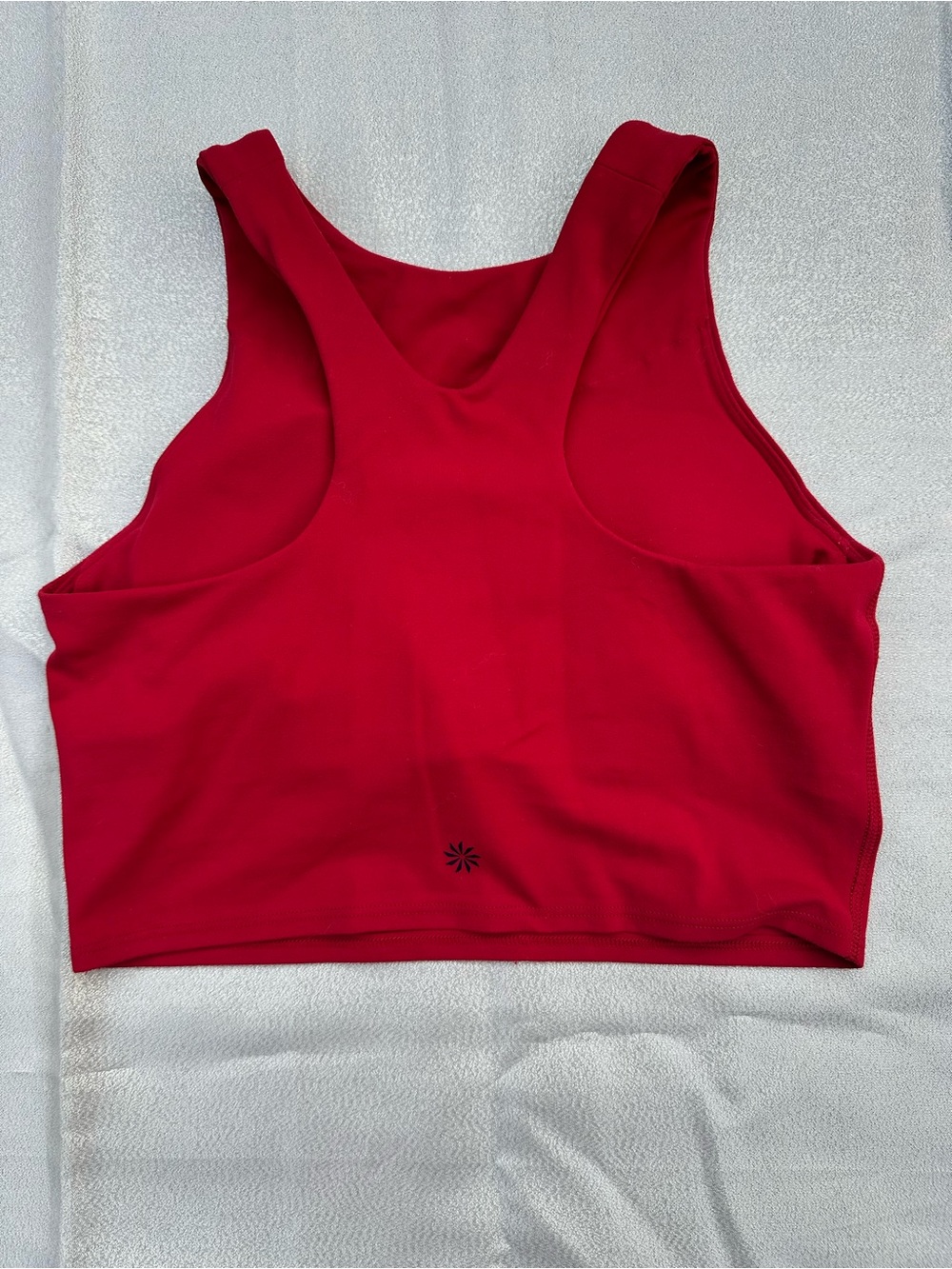 Athleta Red Women's Sports Bra Crop Top